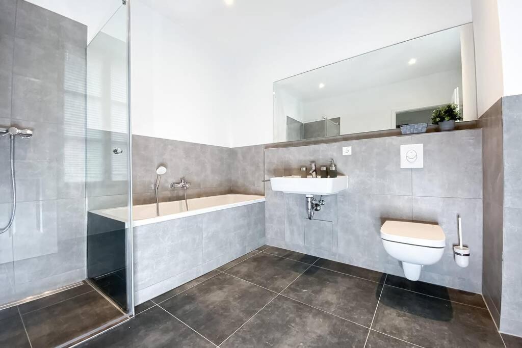 Modernes Luxus-Apartment Im Leipziger Zentrum ภายนอก รูปภาพ